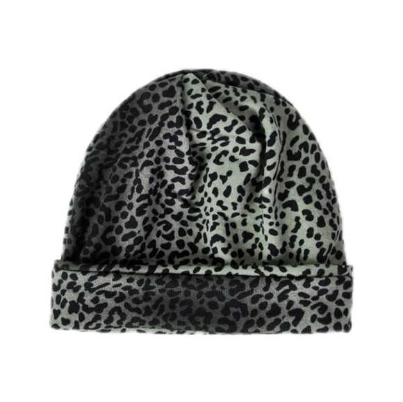 Leopard print Cap w/ hair freedom. - Picture 3 of 3